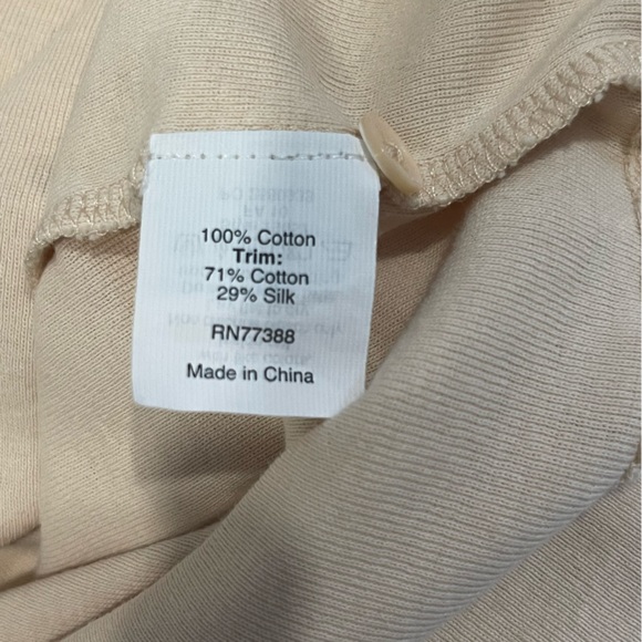 J. Crew. Sz Small. 100% cotton cardigan. Silk/cotton blend ruffles - Picture 13 of 14